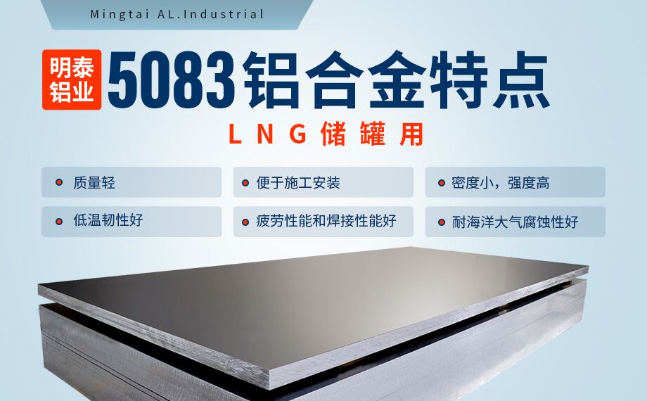 低溫儲罐用5083鋁合金_儲罐頂蓋_LNG儲罐吊頂用5083-O鋁板廠家-明泰鋁業(yè)-擁有16萬方以上的業(yè)績項目經驗